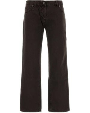 Magda Butrym Pf26 Denim Straight-Leg Jeans - Black