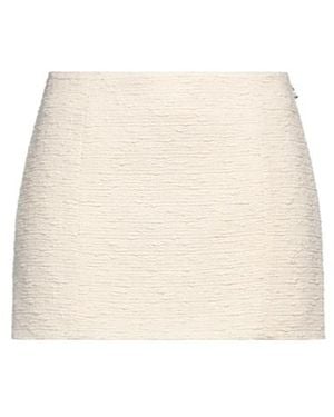 Rag & Bone Plain-Colored Chunky Floral Half Skirt - Natural