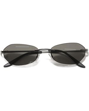 Our Legacy Trinity Oval Sunglasses - White
