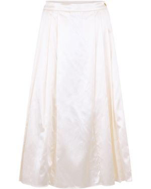 Gucci Minimalist Midi Skirt - White