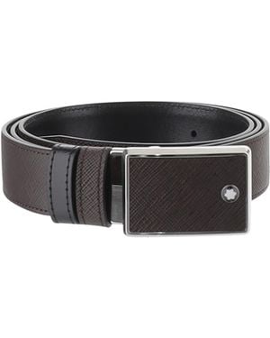 Montblanc Reversible Buckle Belt - Black