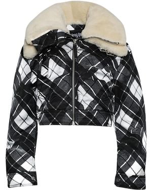 Jean Paul Gaultier Layered Shearling-Collar Jacket - Black