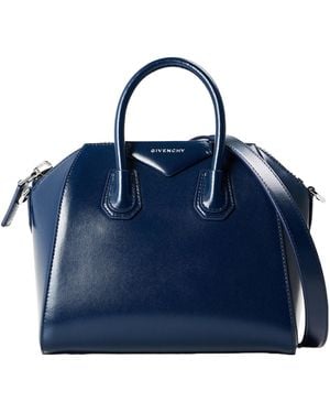 Givenchy Tophandle Crossbody Leather Bag - Blue