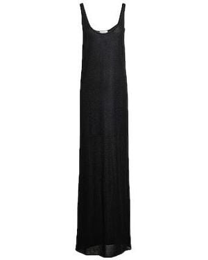 Saint Laurent Minimalist Sleeveless Knit Dress - Black
