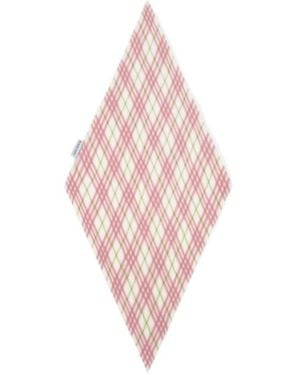 Burberry Check Silk Scarf - Pink