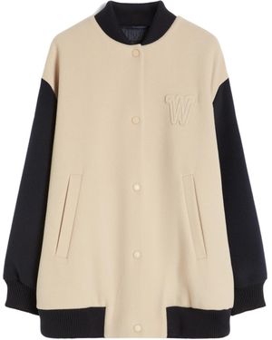 Max Mara Elissee Bomber Jacket - Natural