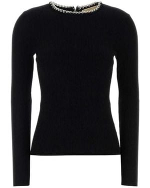 MICHAEL Michael Kors Chain Detailed Jumper - Black