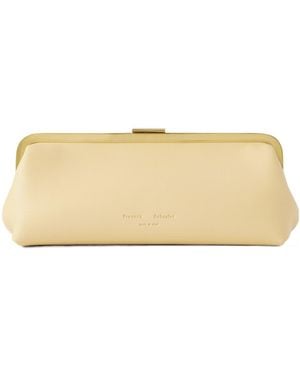 Proenza Schouler Amory Leather Clutch - Natural