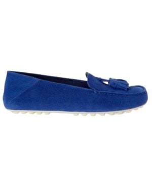 Loro Piana Dot Sole Loafers - Blue