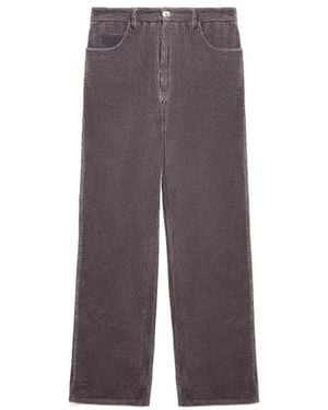 Marni Corduroy Flared Pants - Purple