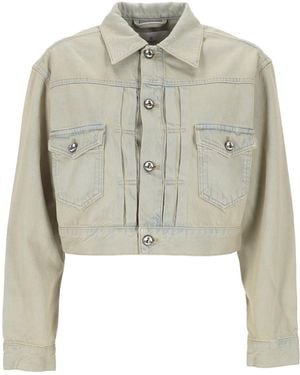 Vivienne Westwood Cropped Denim Jacket - Multicolour