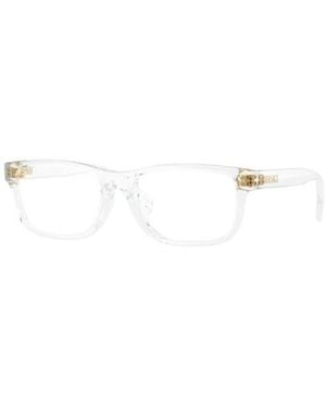 Versace Rectangle-Frame Glasses - White