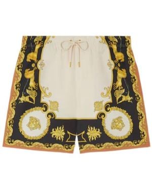 Versace Baroque-Print Swim Shorts - Multicolor