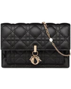 Dior Lady Chain Shoulder Bag - Black