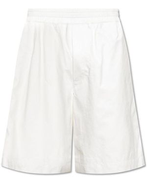 Bottega Veneta Wide-Leg Shorts - White