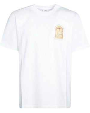 CASABLANCA Short-Sleeved T-Shirt - White