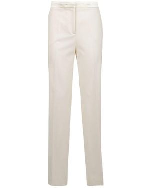 Antonelli Embossed Casual Trousers - White