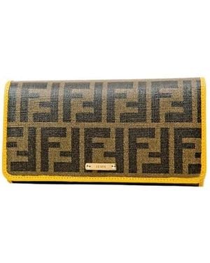 Fendi Long Wallet With Letters - Multicolour