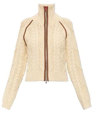 DIESEL Cable Knit Cardigan - Natural