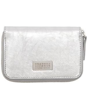 MM6 by Maison Margiela Zip-Around Wallet - White