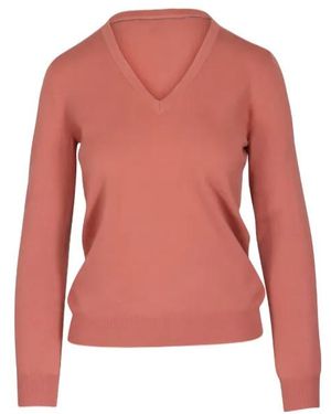 Brunello Cucinelli V-Neck Sweater - Pink