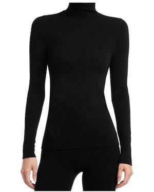 TOTEME Long-Sleeve Knit Top - Black