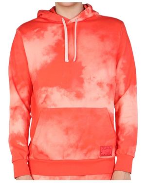 Paul Smith Printed Drawstring Hoodie - Red