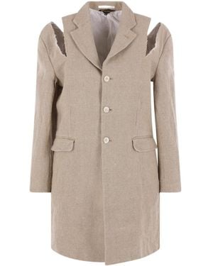 Comme des Garçons Long Sleeve Jacket - Natural