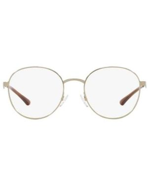 Emporio Armani Round Frame Glasses - White