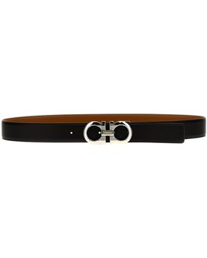 Ferragamo Double-Sided Belt - White