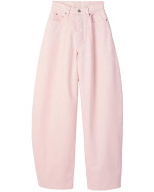 Jacquemus Ovalo Wide-Leg Jeans - Pink