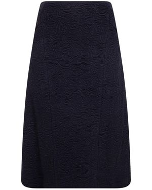 Dries Van Noten Husosy Flared Skirt - Blue