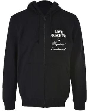Moschino Printed Casual Jacket - Blue