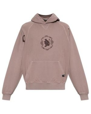 Palm Angels Long-Sleeve Hooded Sweatshirt - Multicolour
