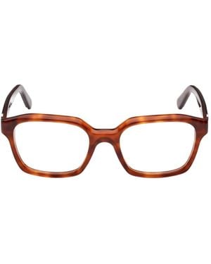 Moncler Eyewear Square Frame Glasses - White