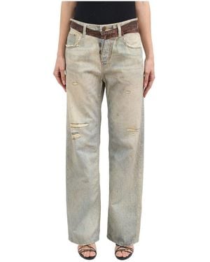 Haikure Logo Jeans - Gray