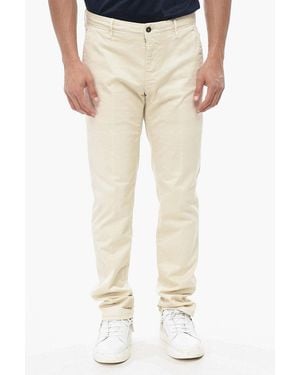Incotex Slim Fit Chino Pants - Natural