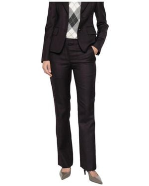 Burberry Casual Pants With Belt Loops - Black