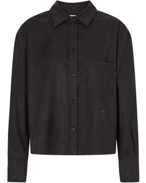 Victoria Beckham Ellys Wool Shirt - Black