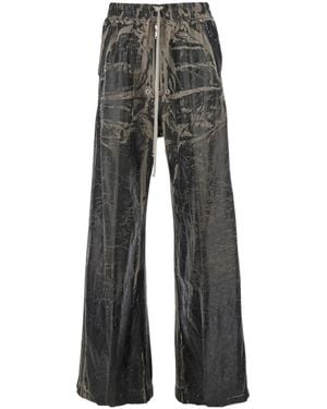 Rick Owens Geth Belas Distressed Trousers - Grey