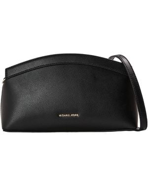 MICHAEL Michael Kors Tgrainedleather Shoulder Bag - Black