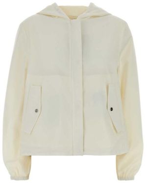 Herno Long-Sleeve Casual Jacket - White