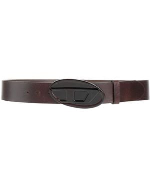DIESEL Minimalist Solid Color Belt - White