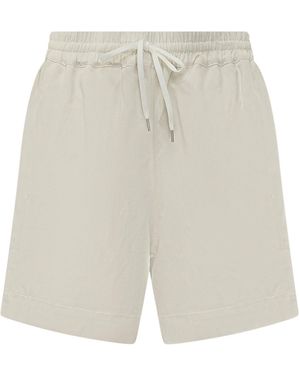 Studio Nicholson Elastic Drawstring Shorts - White