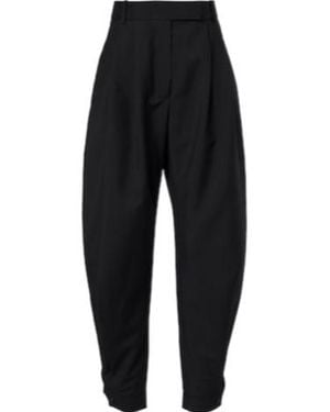 Rohe Wool And Mohair Balloon Trousers - Black