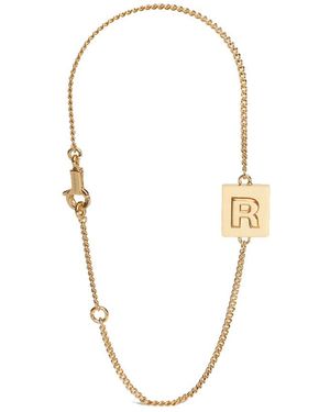 Celine Alphabet R Bracelet - Metallic