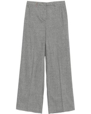 Peserico Wide-Leg Trousers - Grey