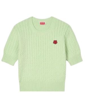 KENZO 'Boke Flower' Short Sleeve Top - Green