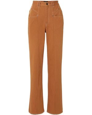 Isabel Marant Lirokayo High Waist Trousers - Brown