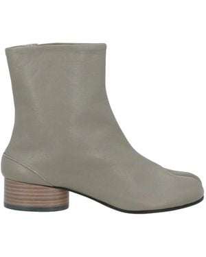 Maison Margiela Leather Ankle Boots - Gray